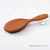 Paddle Hairbrush-Classic Style w/ Pure Boar Bristles, Pear wood #030-L