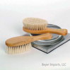 Baby Hair Brush, small w/ Soft Goat Hair Bristles, Beech wood #201-GS