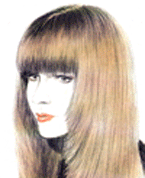 Girl w/ German Boar Bristle Hairbrush